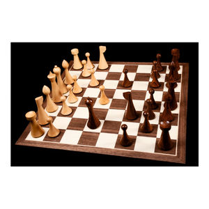 Jeu d'échecs pliant en bois de qualité supérieure 2-en-1, jeu de dames, plateau de jeu portable personnalisé, échiquier magnétique de luxe pour voyage - Product Image 5