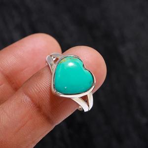 Most Trending 925 Sterling Silver <b>Ring</b> with Original <b>Turquoise</b> Gemstone Designer <b>Rings</b> Wholesale Factory Price Jewelry - Product Image 1