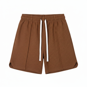 Plain Cotton <b>Polyester</b> <b>Shorts</b> Regular Fit Knee Length Breathable Soft Lightweight Activewear <b>Shorts</b> All Colors Available - Product Image 1
