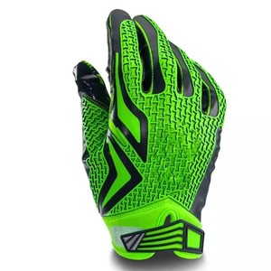 Wholesale Price American Football Receiver Lightweight Leather <b>Sticky</b> Hand Grip Anti-slip Comfortable Soft Stretch Sports Gloves - Product Image 4