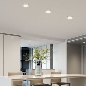 Confezione da 12 Faretti LED da Incasso Ultra-Sottili da 4 Pollici, 2700K 5000K, Dimmerabili, Cambio Colore, 9W 810LM, con Scatola di Giunzione - Product Image 1