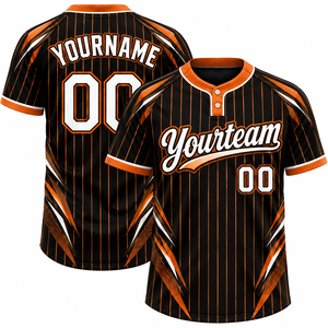Uniforme de Béisbol al Por Mayor de Fábrica, el Más Vendido, 100% Poliéster, Diseño Personalizado, Camiseta de Béisbol para Hombre, Jersey de Béisbol Personalizado - Product Image 1