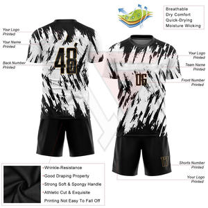 Uniforme de Fútbol Profesional Personalizado con Logotipo, Conjunto de Camiseta de Fútbol Transpirable, Ropa Deportiva OEM al por Mayor - Product Image 5