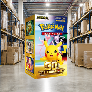 กล่องบูสเตอร์โปเกมอนเวอร์ชั่นเกาหลี ฉลองครบรอบ 30 ปี M6a แบบซีล สำหรับร้านค้าปลีกและนักสะสมโปเกมอน - Product Image 4