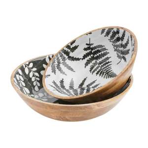 Bol en bois artisanal minimaliste de luxe, bol de service en bois massif de qualité supérieure pour pâtes et céréales, bol décoratif rustique pour la cuisine - Product Image 5