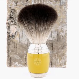 Pinceau à raser en bois avec poils de blaireau noir - Product Image 4