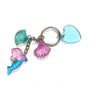 LLavero de delfín con logotipo personalizado de tienda de recuerdos, regalos con estampado de animales UV de Sea Park - Product Image 3