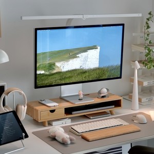 Organizador de Archivos Rectangular de Madera de Acacia Aqdus Saleem, Estilo Moderno de Mediados de Siglo, Almacenamiento de Escritorio Hecho a Mano, Venta al Por Mayor - Product Image 3