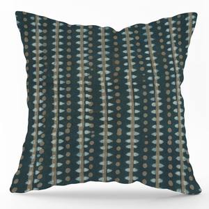 ปลอกหมอนอิงผ้าฝ้ายสีครามทรงสี่เหลี่ยม พิมพ์ลายด้วยมือ สำหรับตกแต่ง ผลิตในอินเดีย - Product Image 6