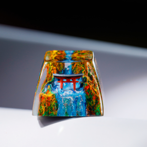 Keycaps Mystiques Anime, Keycaps Artisanaux Personnalisés, Keycaps Anime Mignons, Keycaps Verts, Ensemble de Keycaps, Keycaps en Résine - Product Image 6