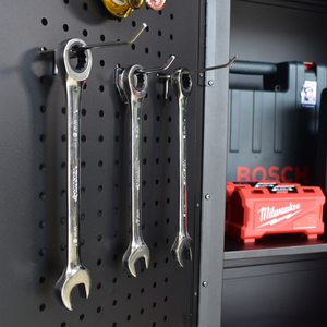 Vente en gros Coffre à outils supporté par OEM 76cm 03 niveaux en acier revêtu de puissance pour le garage de mécanicien et l'armoire de stockage d'atelier - Product Image 2