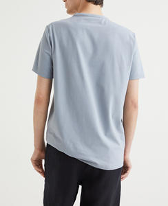 T-shirt surdimensionné pour homme, 100 % coton, 230 g/m², coupe ample, logo imprimé sur mesure, effet délavé soleil, déchiré, OEM/ODM. - Product Image 3