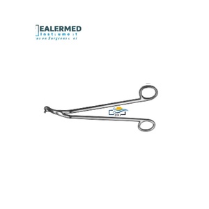 Ensemble d'instruments manuels de ciseaux à coupe ronde en acier inoxydable de 23.5 cm pour usage chirurgical, métal et matière plastique - Product Image 1