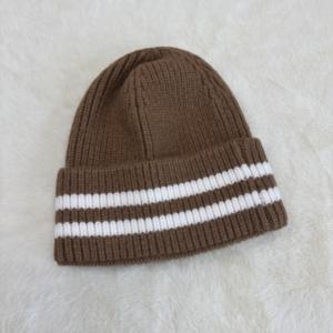 Bonnet en laine tricoté pour femme, nouvelle version coréenne, décontracté, en pure laine, pour étudiante, automne-hiver - Product Image 2