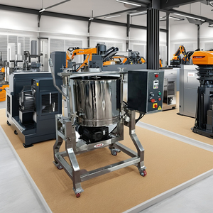 Sahith Mezcladora de Chocolate de 40KG con Motor Potente para Trituradora de Madera, Chocolate a Granel con Componente de Caja de Engranajes Central y Función de Inclinación - Product Image 1