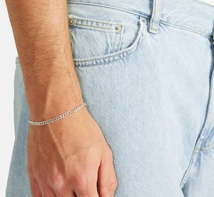 Vaqueros de mezclilla de corte holgado estilo japonés Hip Hop con puntos oscuros para hombre, tiro medio con logo bordado - Product Image 6