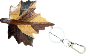 Porte-clés artisanal en bois, porte-clés en bois pour cadeau de Noël, provenant d'une usine au Vietnam, vente en gros de porte-clés en bois, service OEM - Product Image 5