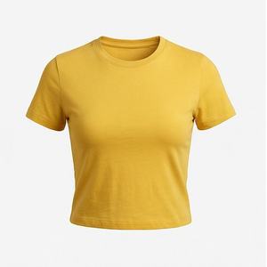Camiseta de Manga Corta con Cuello Redondo de Poliéster de Alta Calidad para Mujer, Talla Grande, Estilo Casual para Todas las Temporadas, Impresión Digital, Venta al por Mayor, a la Moda - Product Image 1