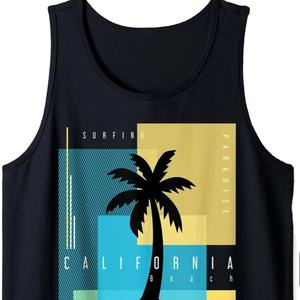 Débardeur pour homme en coton et polyester mélangés Débardeur pour adulte en jersey tricoté style singlet durable sérigraphié - Product Image 3