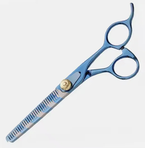 High Quality Beauty Barber Salon Use Safety Thinning Scissors Blade Tip Stainless Steel Handmade Right Handed Thinning Scissors - Product Image 4
