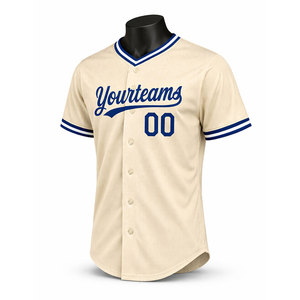Chemise d'uniforme de baseball personnalisée à boutons, vêtements de sport pour équipes, fournisseur en gros, OEM ODM - Product Image 1