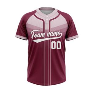 Vente en gros RAPID SPORTS 2026 Nouvelle tenue de baseball unisexe pour adulte, taille adulte, manches courtes, respirante, légère, personnalisable par sublimation - Product Image 2