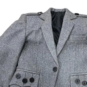 Chaqueta Kilt Escocesa Gris Estilo Argyle para Bebé con Chaleco de 5 Botones, Kilt para Niños para Bodas, Venta al por Mayor, Top Ventas 2026 - Product Image 5