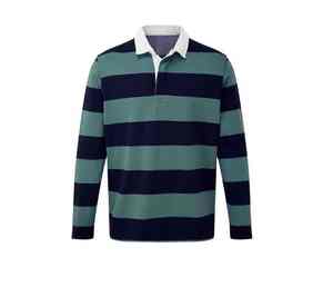 Camiseta de rugby transpirable y suave para hombre, manga larga, personalizada, 100% poliéster, lisa o estampada, transpirable. - Product Image 2