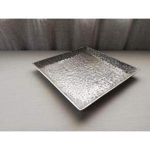 Decorative Food Serving <b>Tray</b> With handle Modern Design Metal <b>Trays</b> Cafe Restaurant Supplies Catering <b>Silver</b> <b>Tray</b> Square Shape - Product Image 4