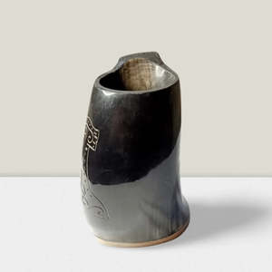Mug à boire artisanal en corne de buffle véritable, écologique, rustique, tasse à boisson artisanale traditionnelle, personnalisable, haute qualité - Product Image 2