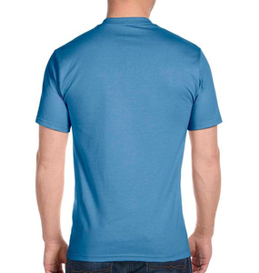 T-shirt à manches courtes pour homme, coupe classique, col rond, avec motif, 100% coton jersey respirant, style streetwear, 220g, vêtements décontractés - Product Image 6
