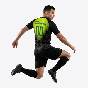 ชุดเสื้อฟุตบอลโพลีเอสเตอร์ 100% แบบซับลิเมชั่นสั่งทำพิเศษ ระบายอากาศได้ดี แห้งเร็ว ชุดยูนิฟอร์มทีมฟุตบอลคุณภาพสูง - Product Image 4