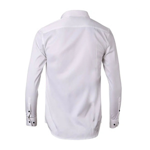 Stylish Casual <b>Shirts</b> <b>Polyester</b> Cotton Blend Soft Durable Wrinkle Resistant Plain Dyed Custom Men's Business Casual <b>Shirts</b> - Product Image 5