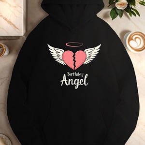 Sudaderas casuales de mujer Heart Mom s Birthday Angel - Product Image 1