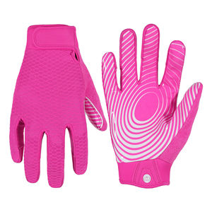 Marque d'usine, vente en gros personnalisée, sports d'hiver, cuir synthétique rose, revêtement en silicone, antidérapant, imperméable, protection UV - Product Image 3