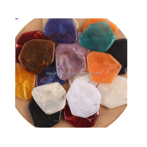 Perles en résine colorées faites à la main, sans plomb, de forme personnalisée, de haute qualité pour bijoux, prix d'usine - Product Image 2