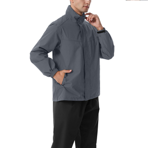 Survêtement de pluie léger personnalisable de haute qualité pour hommes, streetwear avec logo personnalisé sur le devant, survêtement de pluie personnalisable - Product Image 4