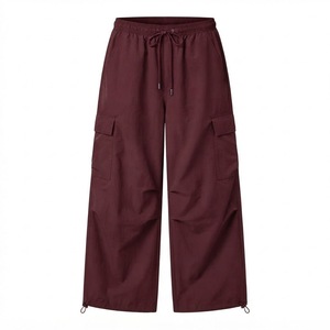 Custom Activewear Streetwear Unisex <b>Lightweight</b> Crinkle Nylon Parachute <b>Cargo</b> Pants <b>Cargo</b> <b>Trousers</b> - Product Image 5