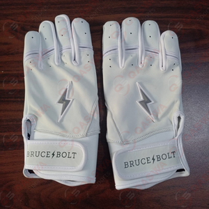 Guantes de Protección para Bateo 2026, Totalmente Blancos, de Cuero Ultrasuave, Duraderos, Transpirables, para Béisbol y Sóftbol - Product Image 2