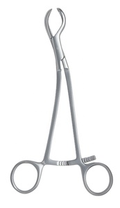 Forceps à os Burn's, verrouillage Richet, manuel, acier inoxydable, outil chirurgical orthopédique - Product Image 2