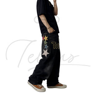 Fabricante Profesional de Jeans OEM, Logotipo Personalizado, Ropa Casual, Pantalones Vaqueros para Hombre, Pantalones Anchos Clásicos de Invierno para Hombre - Product Image 4