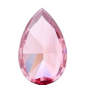 Avina Jewels IGI Certified Fancy Vivid Pink Lab Grown Pear Cut 4.85ct Laser <b>Drilled</b> <b>Diamond</b> for Jewelry Making - Product Image 4
