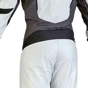 Combinaison de course moto homme blanche à manches longues, color-block, respirante, toutes saisons, personnalisable OEM - Product Image 5