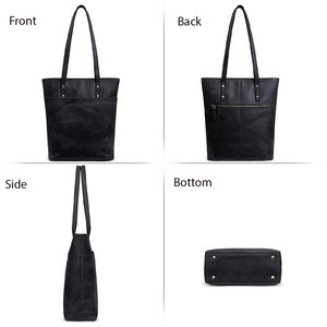 Fashion Women Genuine Leather Durable Zipper <b>Shoulder</b> Handbag Elegant Purse Daily Use Practical AZORES SPORTS Outdoor - Product Image 4