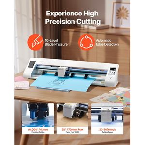 Macchina da Taglio Vinile con Rilevamento Automatico dei Bordi, Due Lame e Compatibilità con Software di Taglio per Forniture Artigianali - Product Image 2