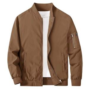 แจ็คเก็ตบอมเบอร์สไตล์ Urban Varsity แขนเสื้อตัดกัน ดีไซน์ทันสมัย ยอดนิยม ผลิตจากโพลีเอสเตอร์ แฟชั่นล้ำสมัย ปี 2026 - Product Image 1