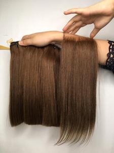 Extensiones de cabello humano de trama Genius de un solo donante Color claro 100% Cutícula de cabello vietnamita humano real alineada - Product Image 4