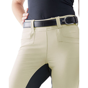 High Quality 4-way Stretch Horse Riding Breeches Leggings Tights <b>Equestrian</b> Wear Pants on Technical Fabric with Soft Feel - Product Image 2