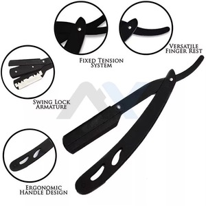 High Quality Vintage Single Blade Folding Stainless Steel Disposable Barber <b>Razor</b> for <b>Men</b> Face Body Shaving Hot Sale Salon Groom - Product Image 6