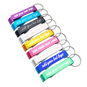 Cadeaux promotionnels pour entreprises, porte-clés personnalisés avec logo de marque imprimé, en alliage de zinc durable, ouvre-bouteille portable - Product Image 4